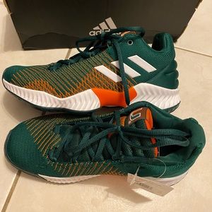 Miami Hurricanes adidas pro bounce 2018 low